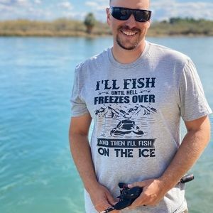 Fishing Lovers shirt - fisherman - super soft